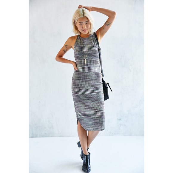 urban outfitters bodycon dress UO Coyote Sequin Halter Bodycon Mini Dress